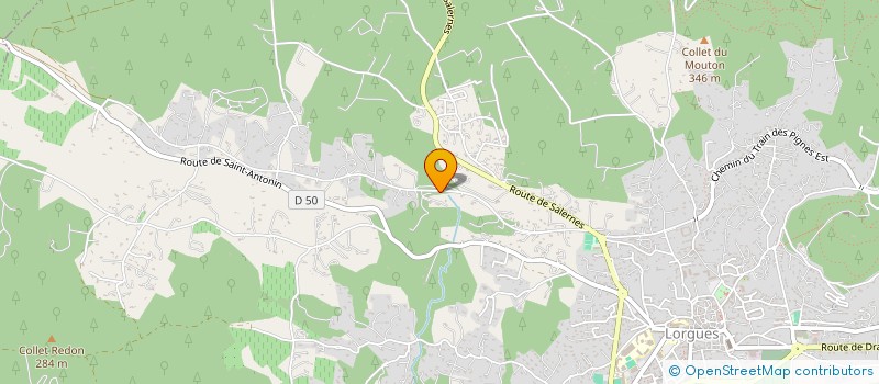 localisation de l'entreprise NOSAMEVA  LORGUES