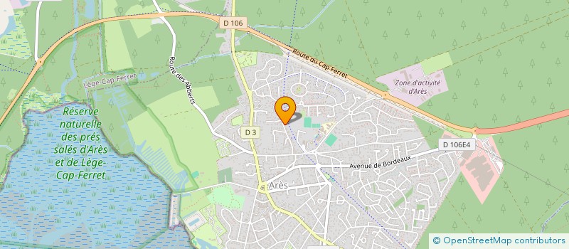 localisation de l'entreprise NOSATAL  ARES