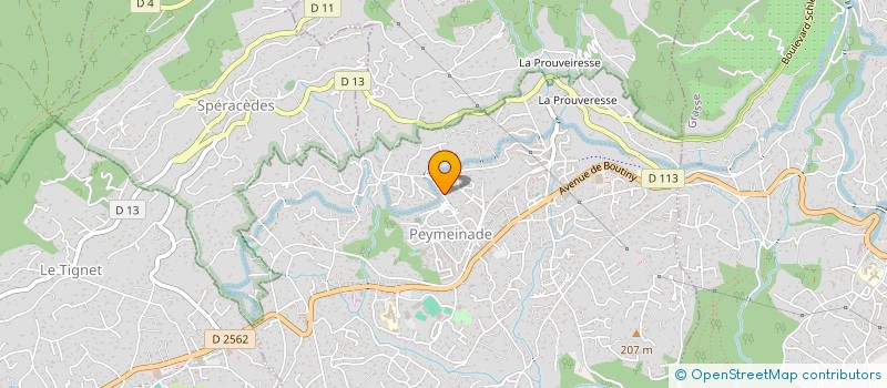 localisation de l'entreprise NOSBE  PEYMEINADE