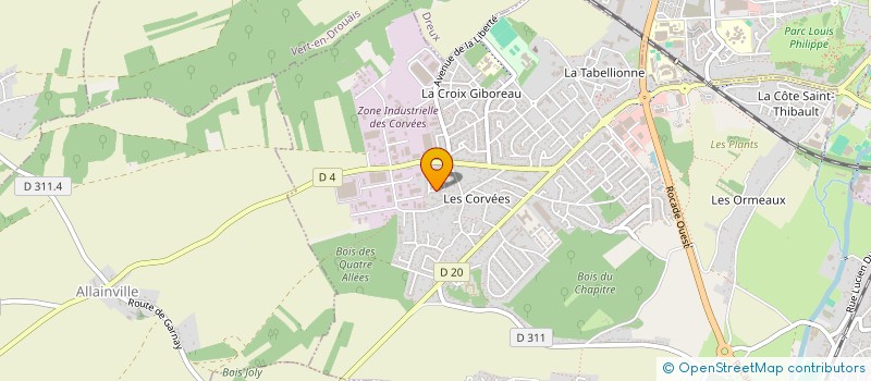 localisation de l'entreprise NOSBIRA à VERNOUILLET