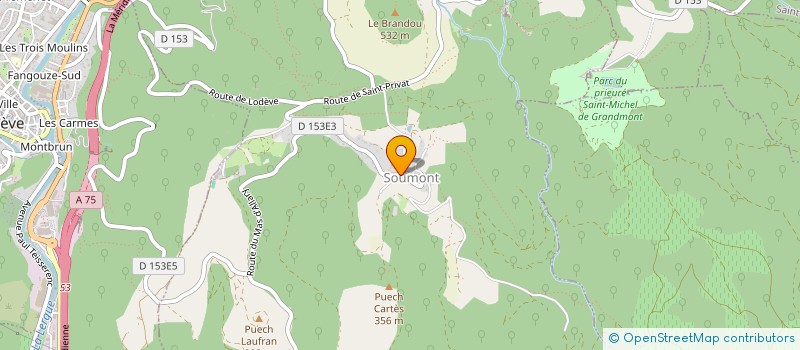 localisation de l'entreprise NOSE  LODEVE