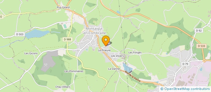 localisation de l'entreprise NOSE  MONTAIGUT-EN-COMBRAILLE