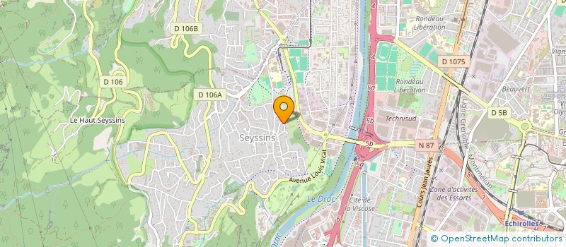 localisation de l'entreprise NOSE CONSEIL à SEYSSINS