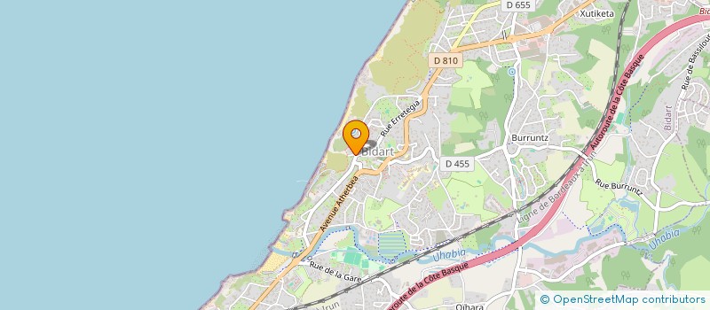 localisation de l'entreprise NOSE MA à BIDART