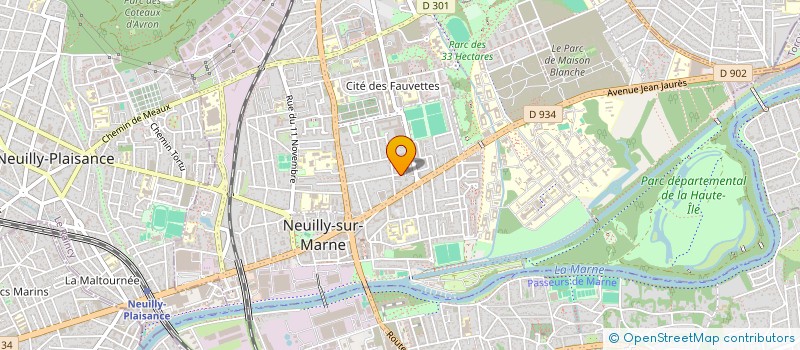 localisation de l'entreprise NOSEC MMV à NEUILLY-SUR-MARNE
