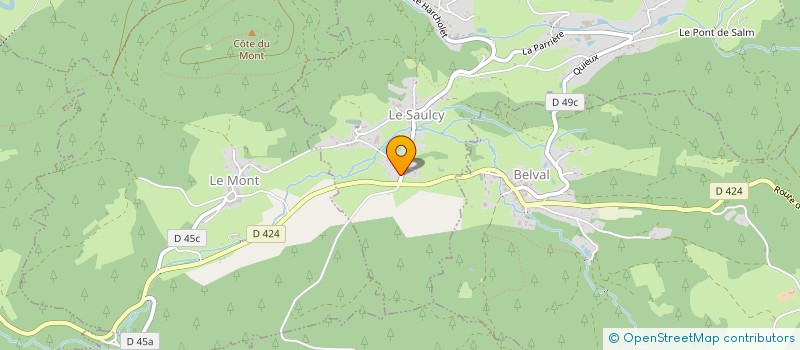 localisation de l'entreprise NOSELIS  LE MONT