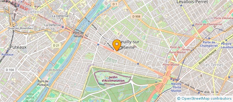 localisation de l'entreprise NOSI à NEUILLY-SUR-SEINE