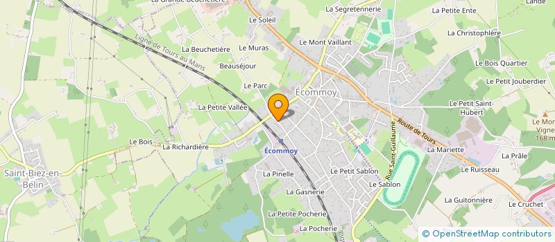 localisation de l'entreprise NOSIKA  ECOMMOY