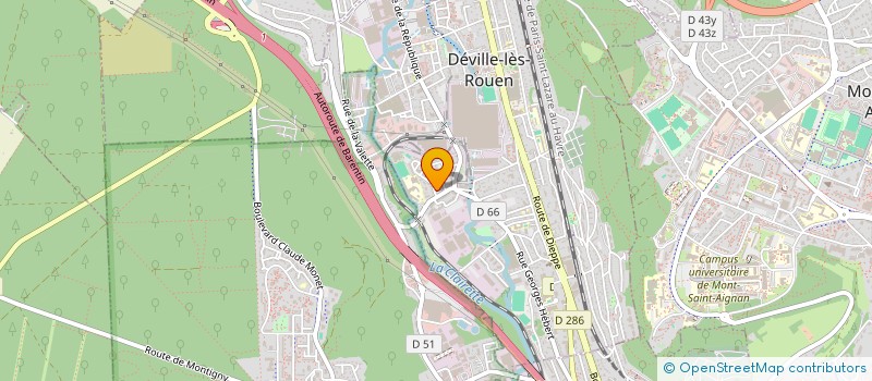 localisation de l'entreprise NOSIKA  DEVILLE-LES-ROUEN