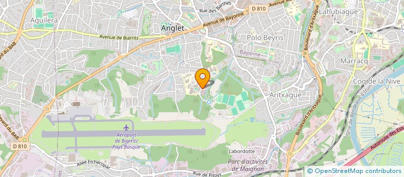 localisation de l'entreprise NOSIKA  BOUCAU