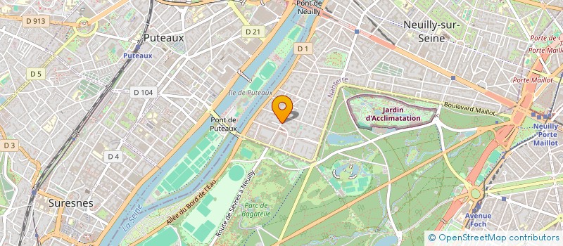 localisation de l'entreprise NOSIRA à NEUILLY-SUR-SEINE