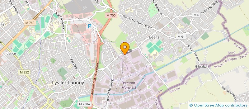 localisation de l'entreprise NOSLIW  LEERS