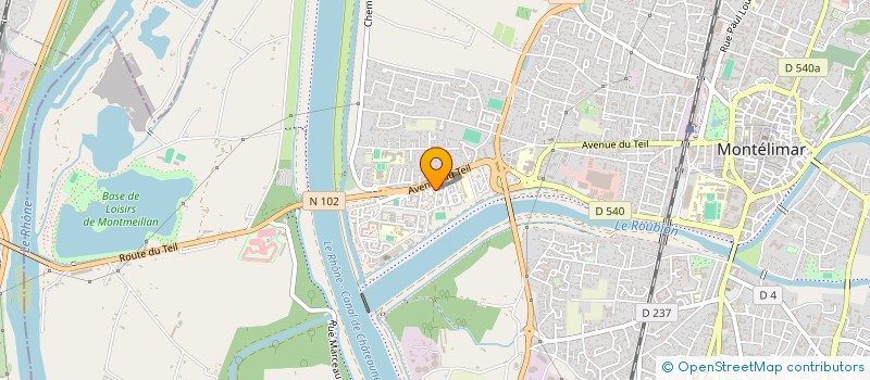 localisation de l'entreprise NOSOME à MONTELIMAR