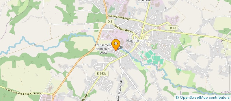 localisation de l'entreprise NOSOTROS  HAGETMAU