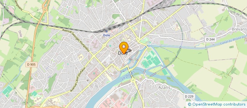 localisation de l'entreprise NOSS NOSS PIZZA à DOLE