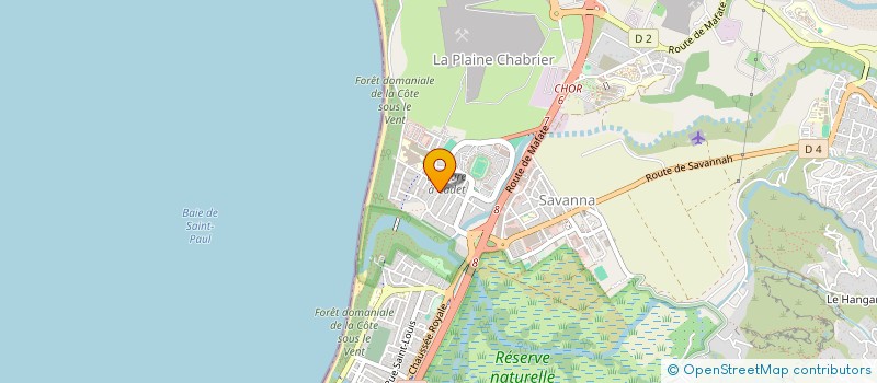 localisation de l'entreprise NOSSA CASA NA REUNION  SAINT-PAUL