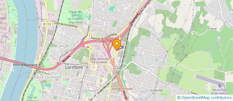 localisation de l'entreprise NOSSI INGENIERIE  LORMONT