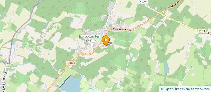 localisation de l'entreprise NOSSOLAR  CAZAUBON