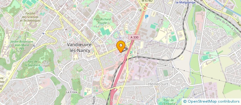 localisation de l'entreprise NOSTAL CARS PUB  VANDUVRE-LES-NANCY