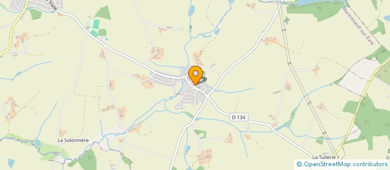localisation de l'entreprise NOSTAL'ZIC à MONTREVAULT-SUR-EVRE