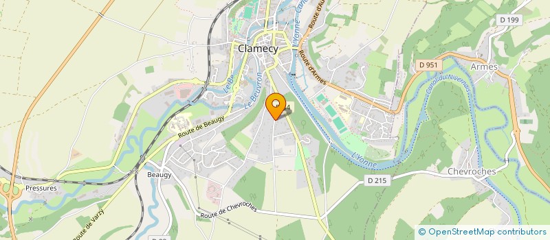 localisation de l'entreprise NOSTALGIA FUTURE à CLAMECY