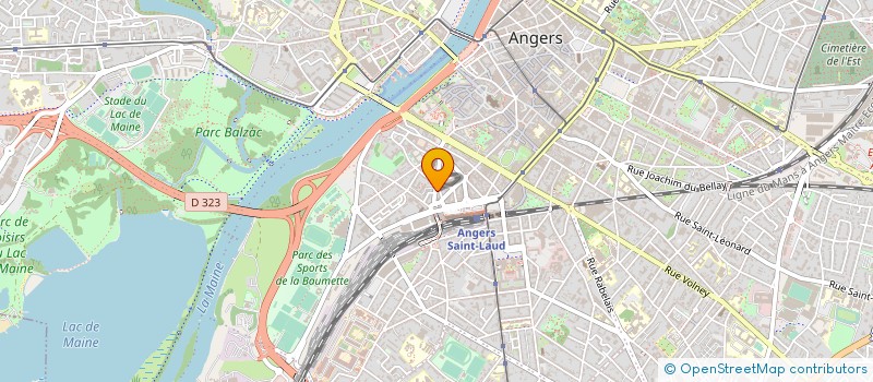 localisation de l'entreprise NOSTALGIE à ANGERS