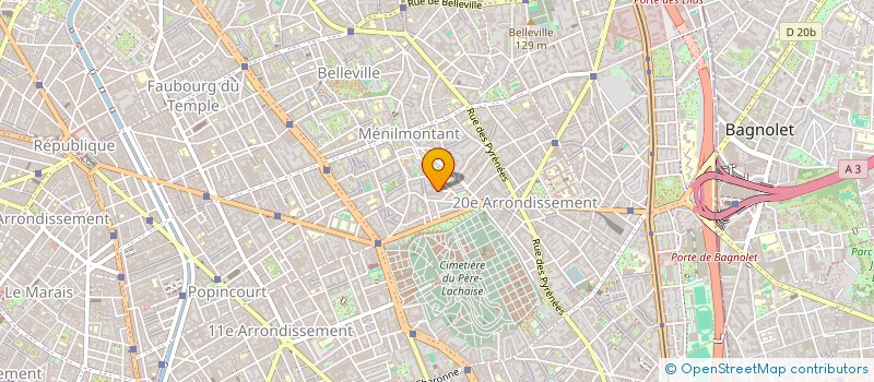 localisation de l'entreprise NOSTALGIES  PARIS