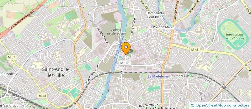 localisation de l'entreprise NOSTER PATER  MARQUETTE-LEZ-LILLE