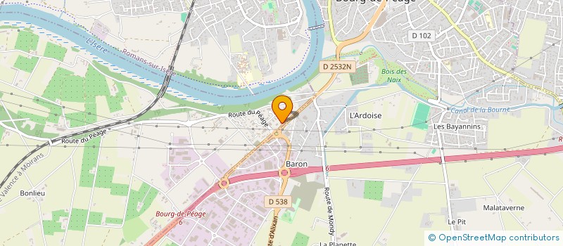 localisation de l'entreprise NOSTILE FACTORY  CHATEAUNEUF-SUR-ISERE