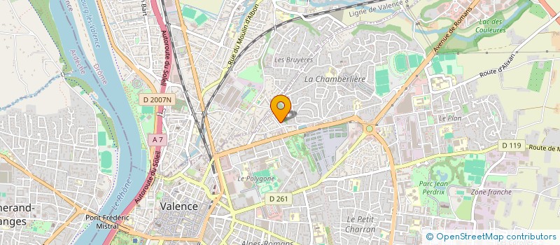localisation de l'entreprise NOSTOP INVEST à VALENCE