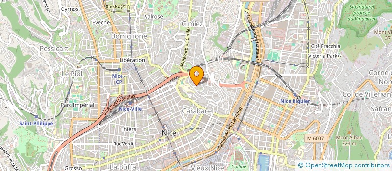 localisation de l'entreprise NOSTOS à NICE