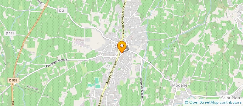 localisation de l'entreprise NOSTRA à CAROMB