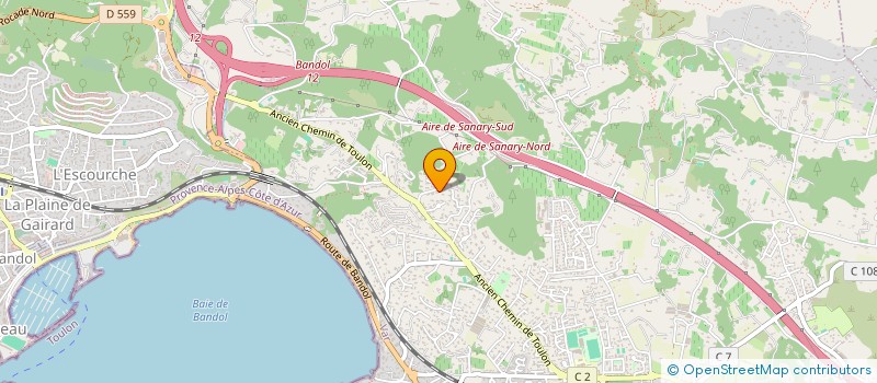 localisation de l'entreprise NOSTRA à SANARY-SUR-MER