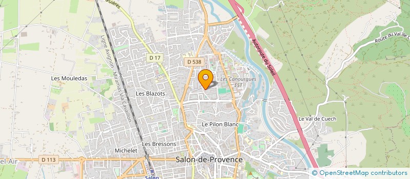 localisation de l'entreprise NOSTRA'DIAB A.D.E.F.  SALON-DE-PROVENCE