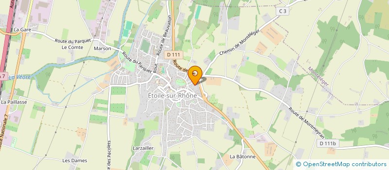 localisation de l'entreprise NOSTRA IMMOBILIER  ETOILE-SUR-RHONE