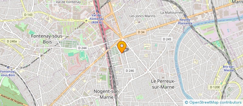 localisation de l'entreprise NOSTRA TECH  LE PERREUX-SUR-MARNE