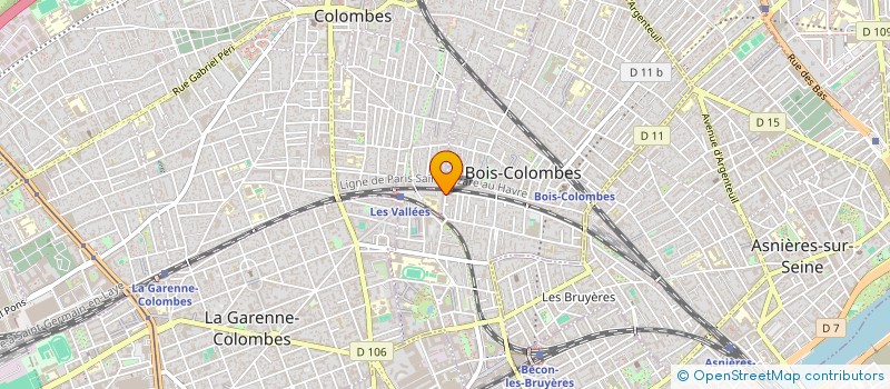 localisation de l'entreprise NOSTROMO à BOIS-COLOMBES