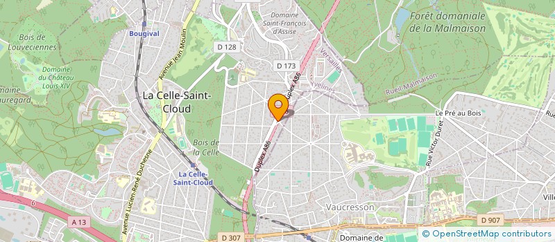 localisation de l'entreprise NOSTROMO SARL  LA CELLE-SAINT-CLOUD