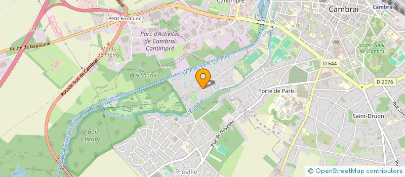 localisation de l'entreprise NOSY BE à CAMBRAI