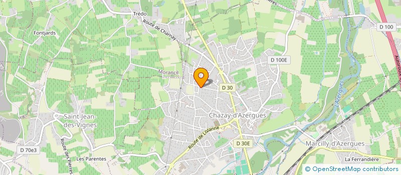 localisation de l'entreprise NOSY-MENA  CHAZAY-D'AZERGUES