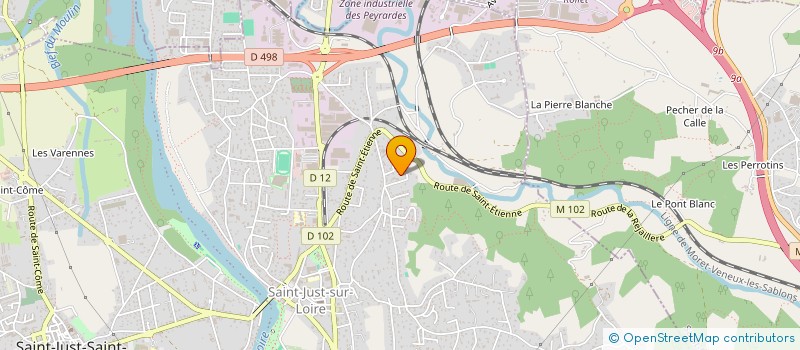 localisation de l'entreprise NOSYBE  SAINT-JUST-SAINT-RAMBERT