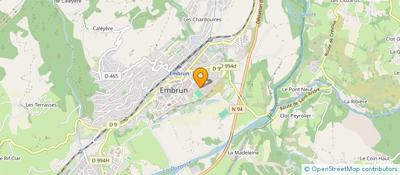 localisation de l'entreprise NOT A FISH  EMBRUN