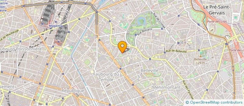 localisation de l'entreprise NOT ALONE 75  PARIS