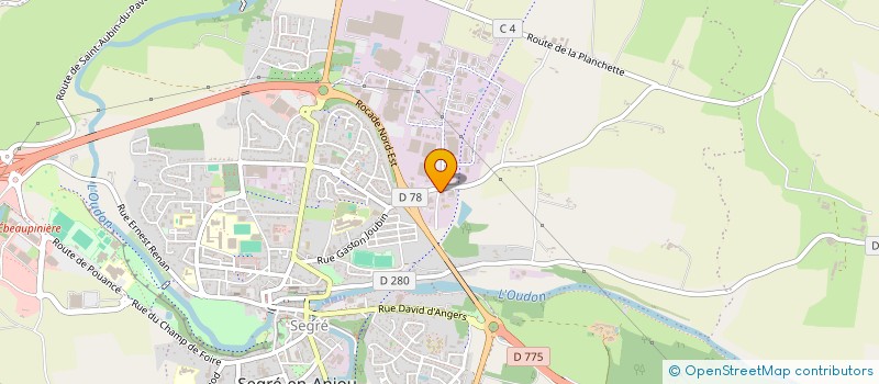 localisation de l'entreprise NOT ANJOU à SEGRE-EN-ANJOU BLEU