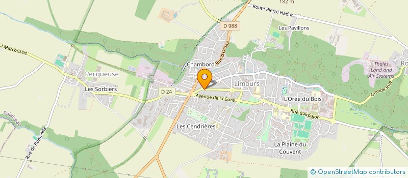 localisation de l'entreprise NOT'AREA  LIMOURS