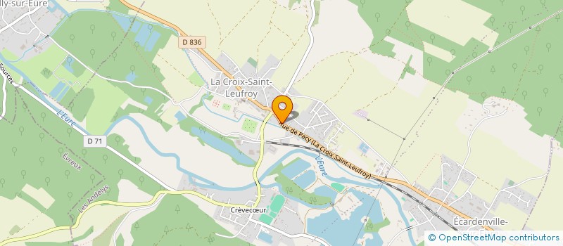 localisation de l'entreprise NOT@CROIX  CLEF VALLEE D'EURE