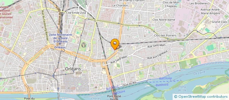 localisation de l'entreprise NOT'EBENE  ORLEANS