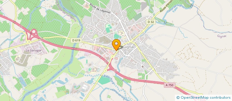 localisation de l'entreprise NOT'EXPERT à GIGNAC