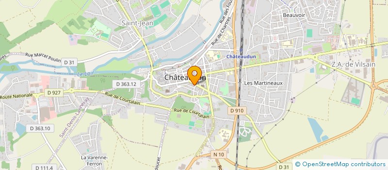 localisation de l'entreprise NOT' HEAD à CHATEAUDUN