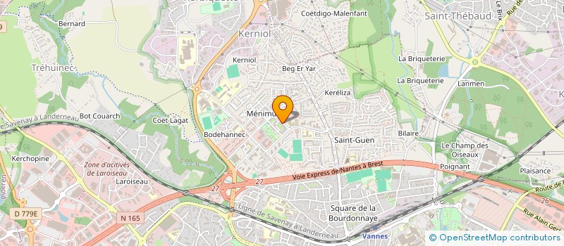 localisation de l'entreprise NOT HOLDING à VANNES